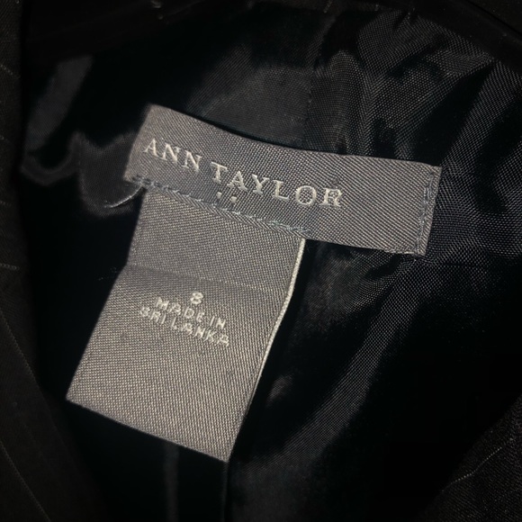 Ann Taylor Pinstripe Suit Jacket - Picture 6 of 7